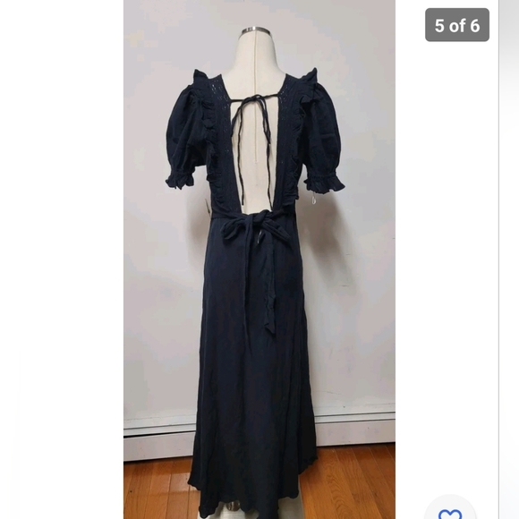 Free People Now And Forever Midi Dress Size L - Picture 5 of 6